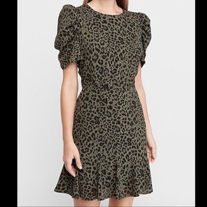 Animal Print Mini Dress